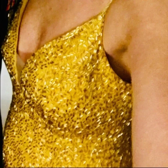 Sherri Hill Style 50860 Gold/Yellow Beaded Prom/Homecoming Long Dress Sz 6 Sherri Hill Style 50860 Gold/Yellow Beaded Prom/Homecoming Long Dress Sz 6